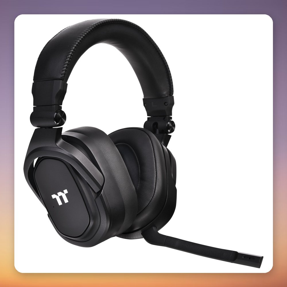 Thermaltake Argent H5 Gaming Headset, Black, 50 mm Drivers, 3.5 mm Jack