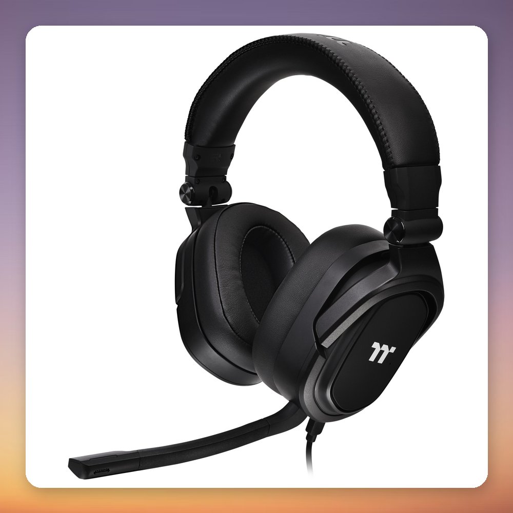 Thermaltake Argent H5 Gaming Headset, Black, 50 mm Drivers, 3.5 mm Jack – image 3