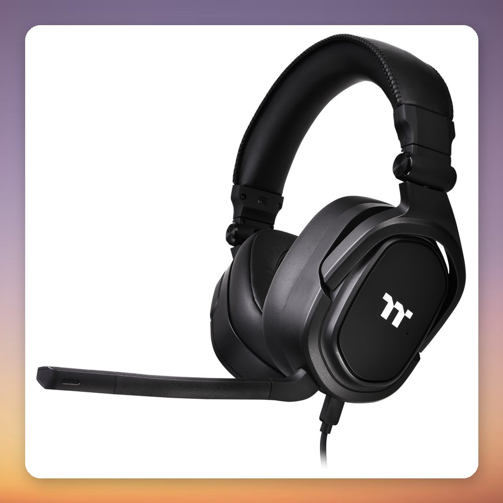 Thermaltake Argent H5 Gaming Headset, Black, 50 mm Drivers, 3.5 mm Jack – image 4