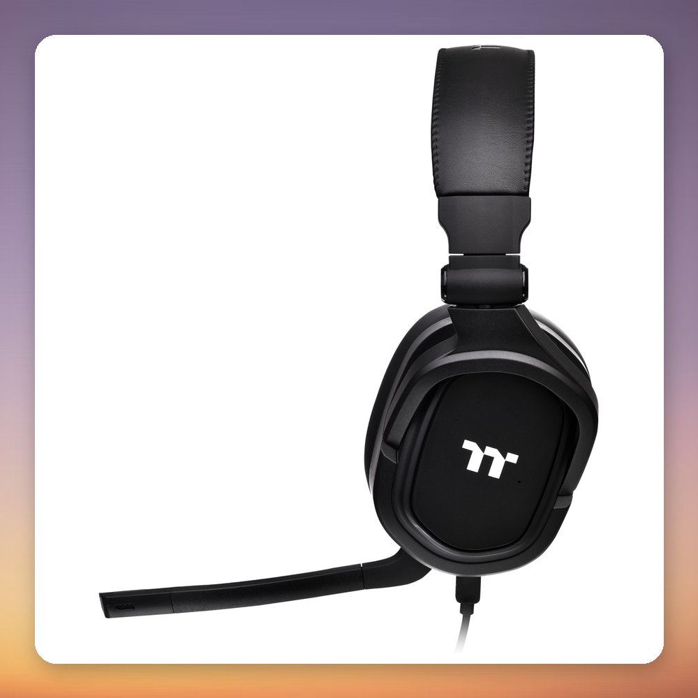 Thermaltake Argent H5 Gaming Headset, Black, 50 mm Drivers, 3.5 mm Jack – image 5