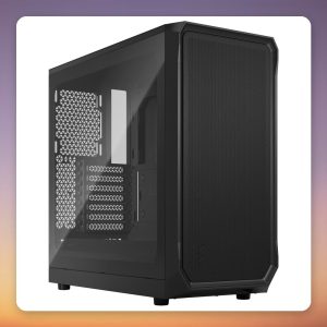 Fractal Design Focus 2 Black TG Clear Tint ATX Mid Tower Case with Mesh Front