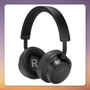 Lindy LH900XW Wireless Over-Ear Headphones, Hybrid ANC, Bluetooth 5.0, Black