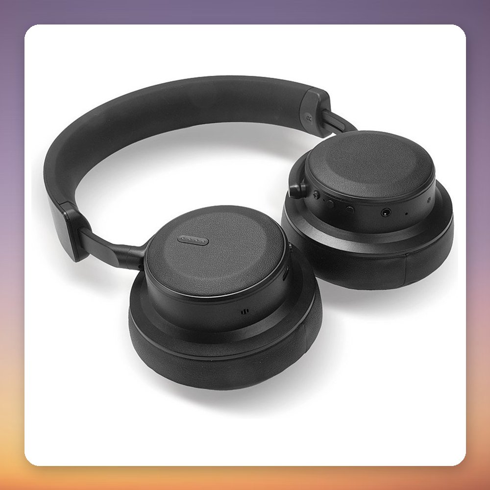 Lindy LH900XW Wireless Over-Ear Headphones, Hybrid ANC, Bluetooth 5.0, Black – image 4