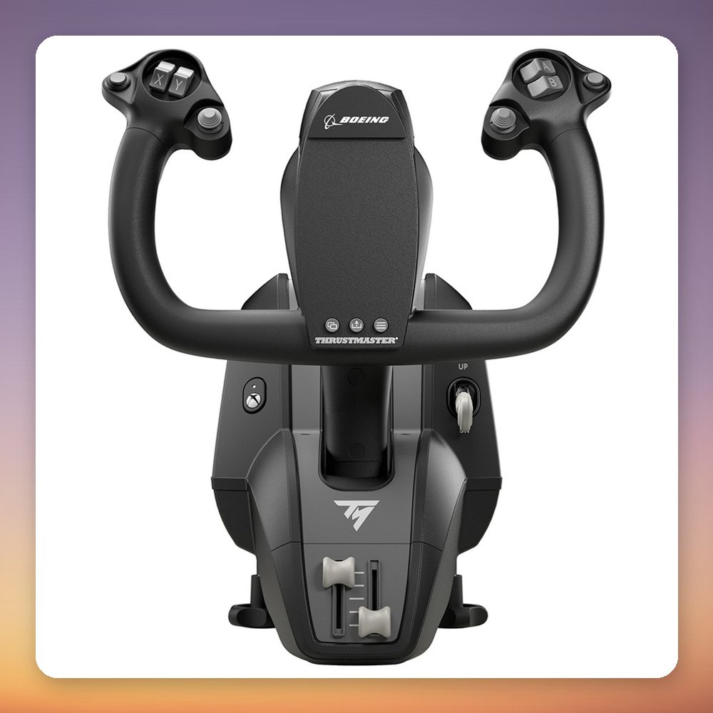 Thrustmaster TCA Yoke Boeing Edition Flight Yoke for Xbox and PC, Black/Grey – image 2