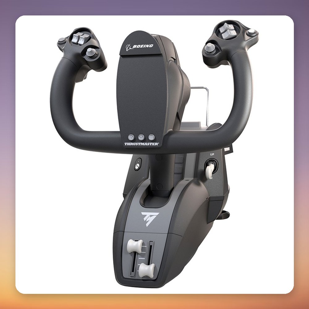 Thrustmaster TCA Yoke Boeing Edition Flight Yoke for Xbox and PC, Black/Grey – image 3