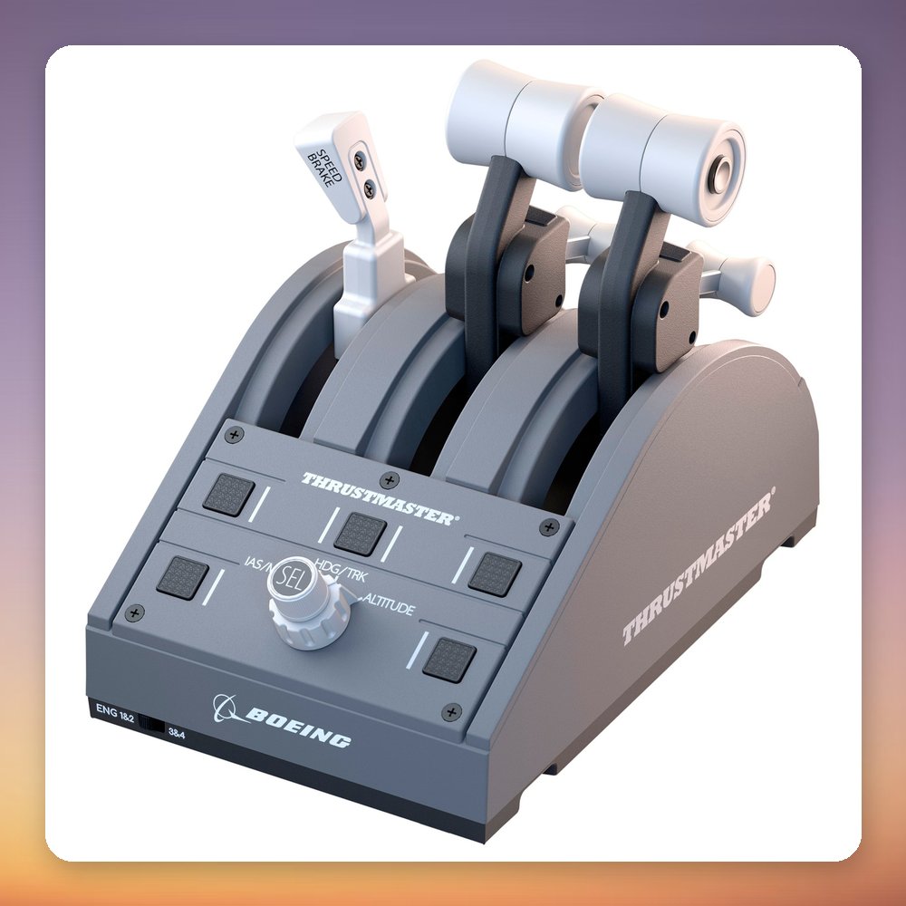 Thrustmaster TCA Quadrant Boeing Edition Throttle Quadrant, Grey, USB, Xbox & PC – image 3