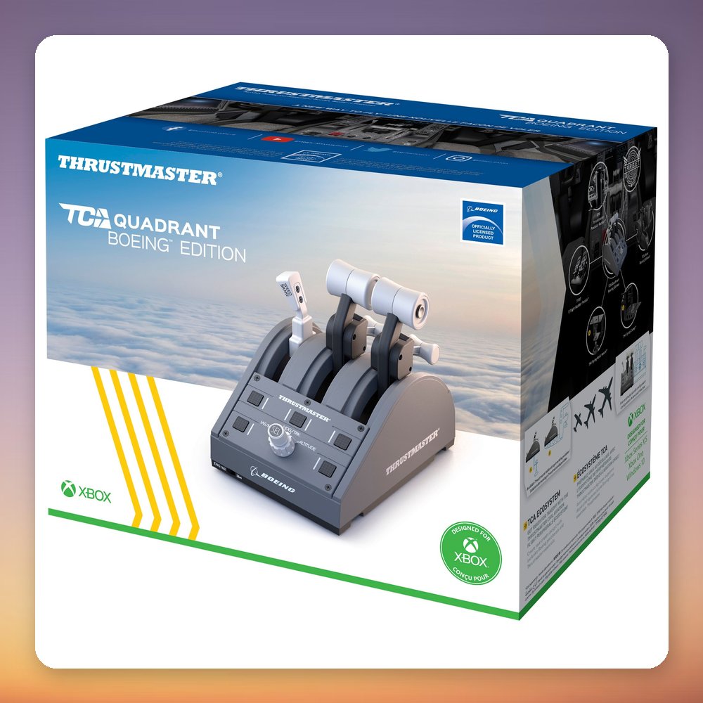 Thrustmaster TCA Quadrant Boeing Edition Throttle Quadrant, Grey, USB, Xbox & PC – image 5