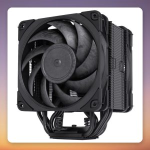 Noctua NH-U12A chromax.black 120 mm Dual-Fan Single Tower CPU Cooler, Black