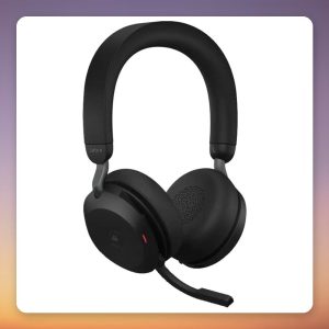 Jabra Evolve2 75 Wireless ANC Headset, Black, USB-A Link380a, Charging Stand