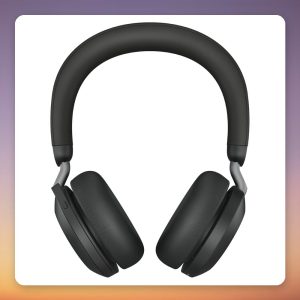 Jabra Evolve2 75 Wireless ANC Headset, Black, USB-A Link380a, Charging Stand
