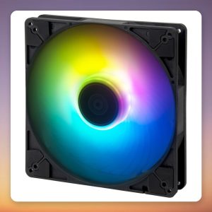Silverstone Air Penetrator 184i ARGB 180 mm PWM Case Fan, Black