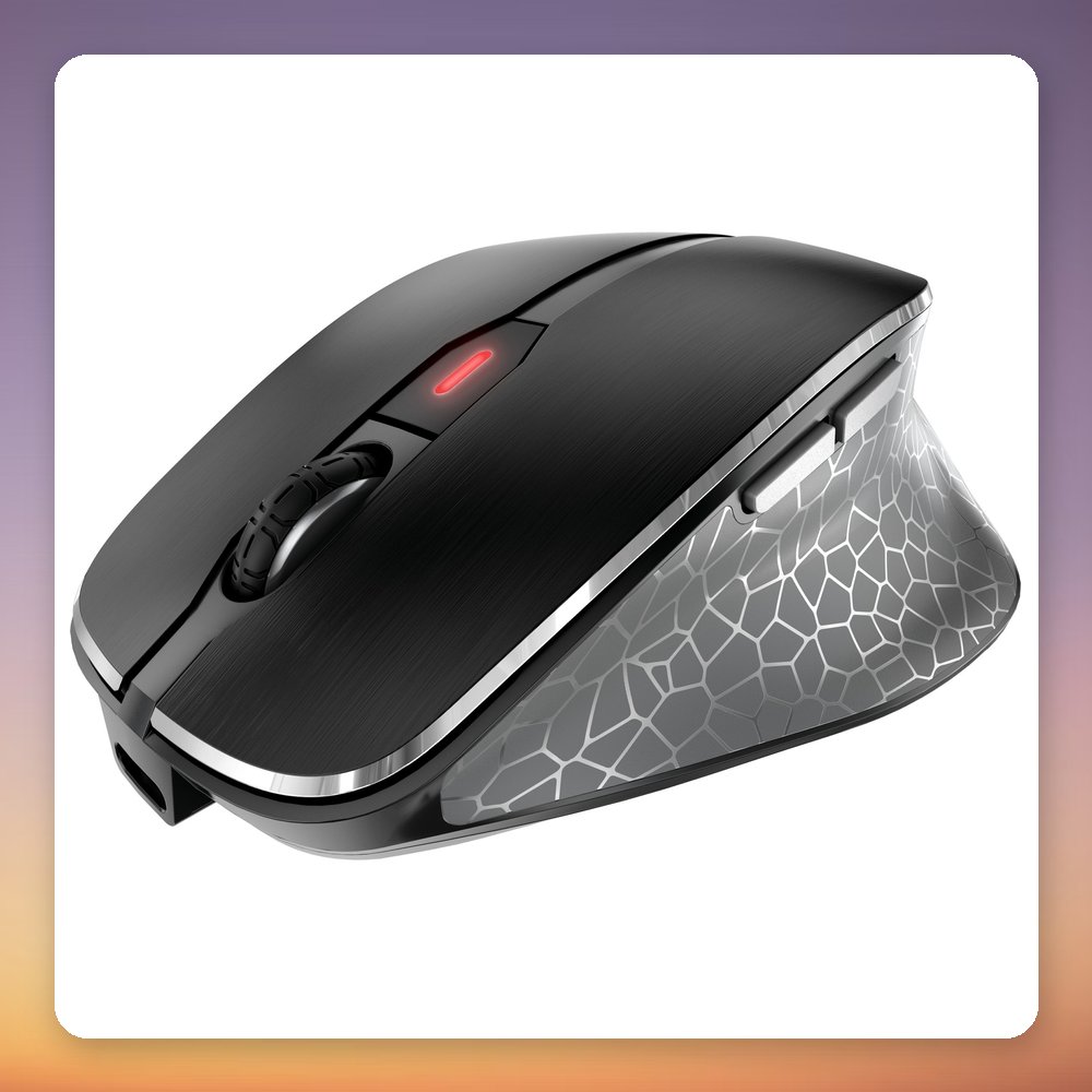 Cherry MW 8C ERGO Wireless Ergonomic Mouse, 3200 DPI, Bluetooth + 2.4 GHz, Black – image 2