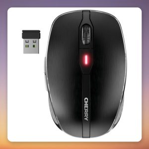 Cherry MW 8C Advanced Wireless Mouse, 3200 DPI, 2.4 GHz + Bluetooth, Black