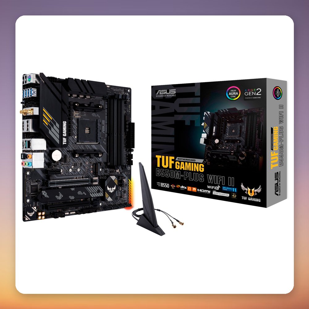 ASUS TUF Gaming B550M-Plus WiFi II AMD B550 AM4 Micro ATX Motherboard