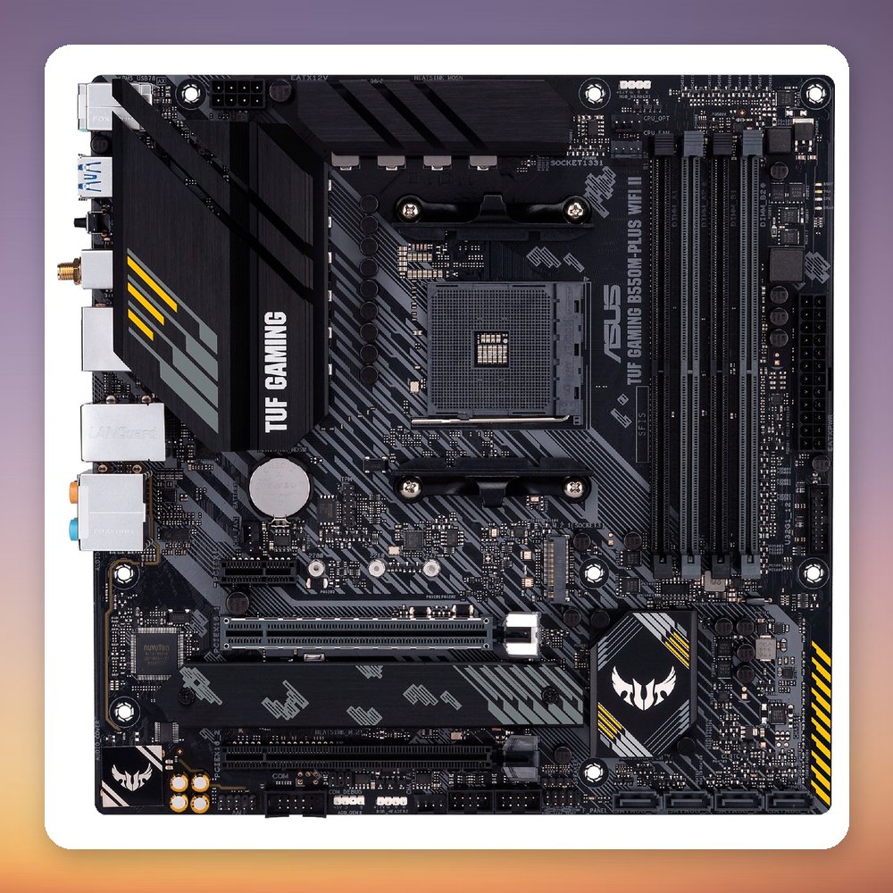 ASUS TUF Gaming B550M-Plus WiFi II AMD B550 AM4 Micro ATX Motherboard – image 2