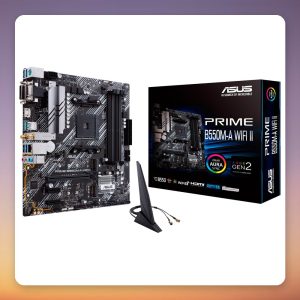 ASUS PRIME B550M-A WIFI II AMD B550 Socket AM4 Micro ATX Motherboard