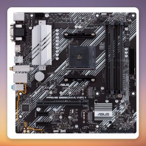ASUS PRIME B550M-A WIFI II AMD B550 Socket AM4 Micro ATX Motherboard