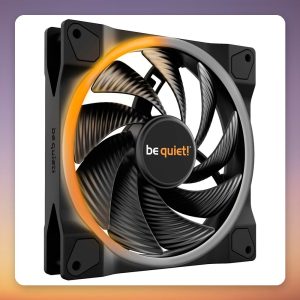 Be quiet! Light Wings 140 mm PWM High-Speed ARGB Case Fan, Black, Single Pack