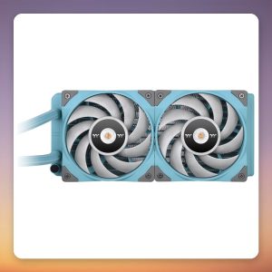 Thermaltake TOUGHLIQUID 240 ARGB Sync 240 mm AIO Liquid Cooler, Turquoise
