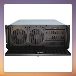 Inter-Tech 4U-4129L 4U Rack Server Case, E-ATX, Black, 2x 120 mm Fans
