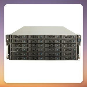Inter-Tech 4U-4724 4U Rack Server Case, 24x Hot-Swap Bays, E-ATX, Black