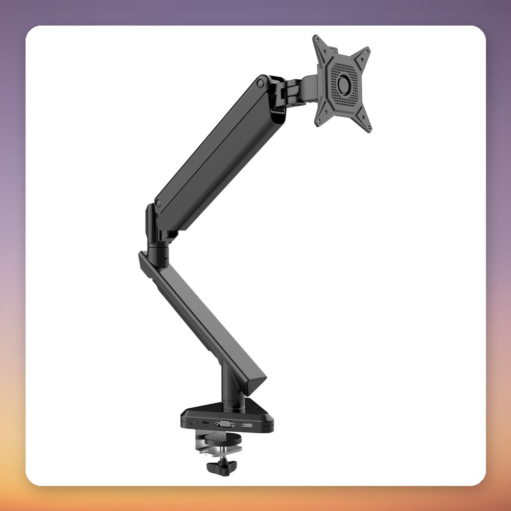 Digitus DA-90405 Smart Monitor Arm with Docking Station, HDMI, USB-C 87W PD, 15-30"