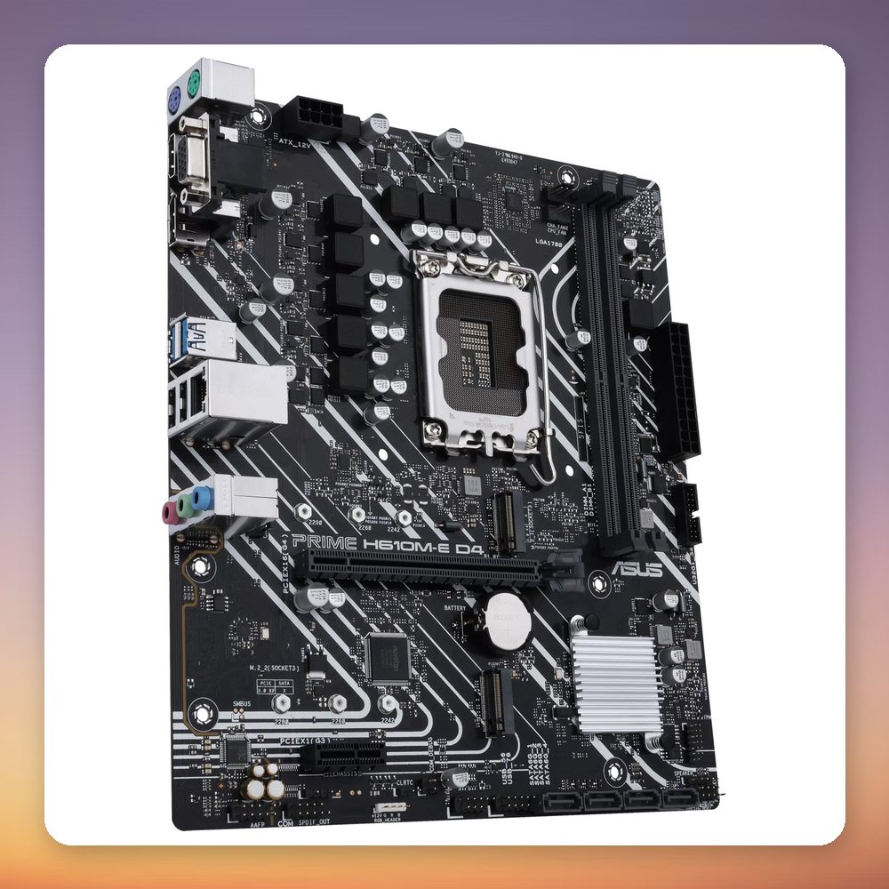 Asus PRIME H610M-E D4-CSM LGA 1700 Intel H610 DDR4 Micro-ATX Motherboard – image 4