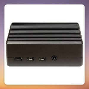 Inter-Tech ODS-716 Aluminium Case for Raspberry Pi 4 Model B, Black