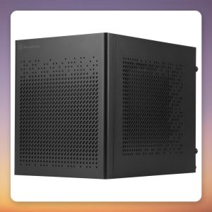 Silverstone SUGO SG16B Mini-ITX Cube Case, Black, Steel, 13 L