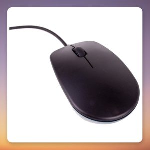 Raspberry Pi Official Mouse, Wired USB, Optical, 3 Buttons, Black/Grey