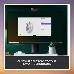 Logitech Signature M650 L Wireless Mouse, White, Size L, Bluetooth / Logi Bolt