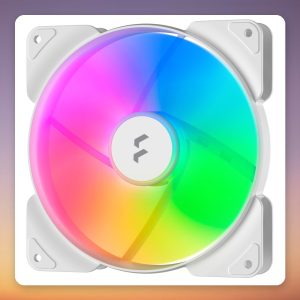 Fractal Design Aspect 14 RGB PWM 140 mm Case Fan, White Frame