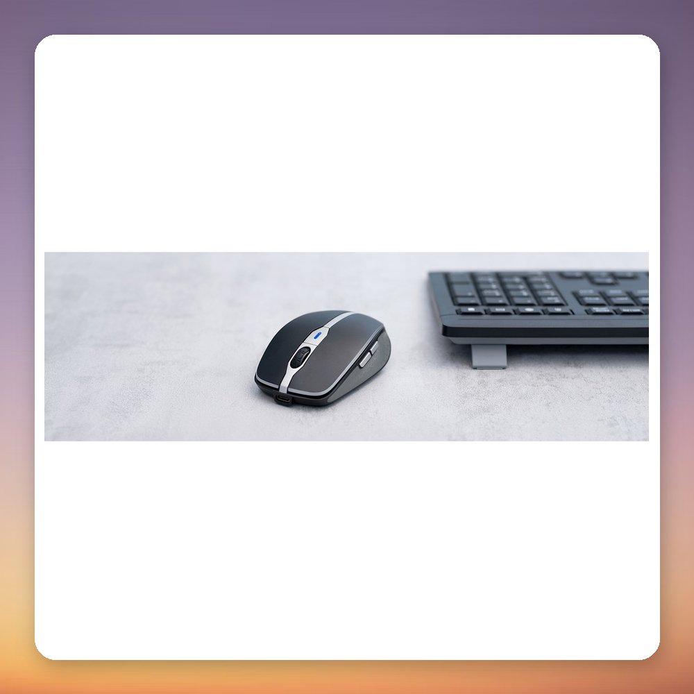 Cherry MW 9100 Wireless Mouse, 2400 DPI, 2.4 GHz & Bluetooth, Rechargeable, Black – image 4