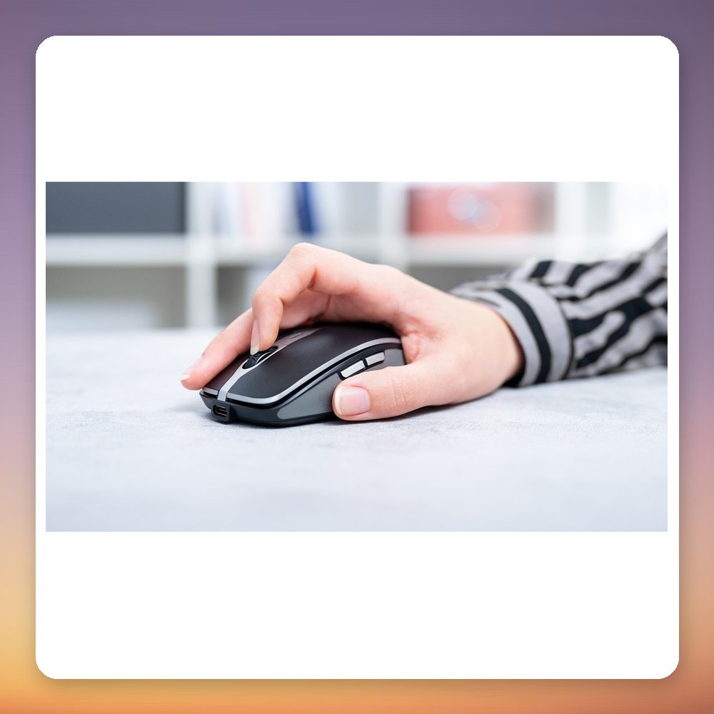 Cherry MW 9100 Wireless Mouse, 2400 DPI, 2.4 GHz & Bluetooth, Rechargeable, Black – image 5
