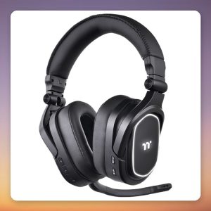 Thermaltake ARGENT H5 RGB Wireless Gaming Headset, Black, 2.4 GHz, USB-C