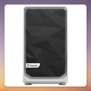 Fractal Design Meshify 2 Nano Mini-DTX Mid Tower Case, White, Tempered Glass