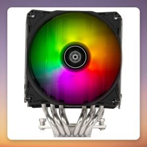 Silverstone Hydrogon D120 ARGB V2 Dual Tower CPU Cooler, 2x 120 mm PWM Fans, 6 Heatpipes