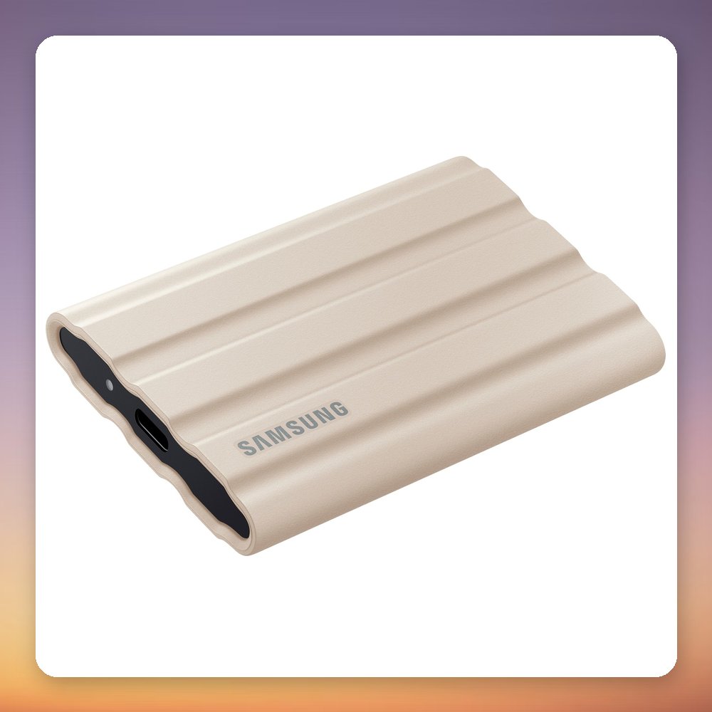 Samsung Portable SSD T7 Shield 2 TB External USB 3.2 Gen 2, Beige – image 2