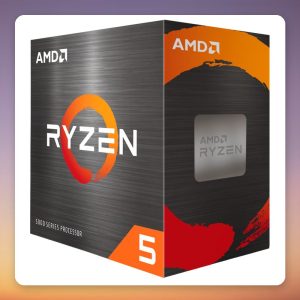 AMD Ryzen 5 5500 6-Core 12-Thread AM4 Processor, 4.2 GHz Boost, Wraith Stealth Cooler