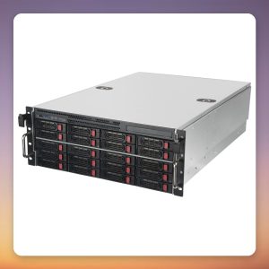 Silverstone RM43-320-RS 4U Rack Server Case with 20 Hot-Swap Bays, Black