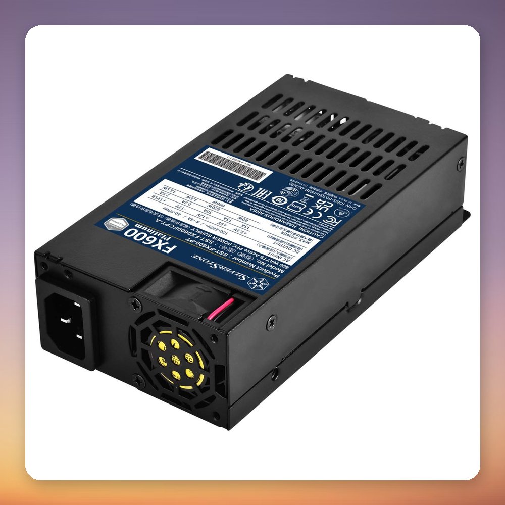 SilverStone FX600 Platinum 600W Cybenetics Platinum Flex ATX PSU