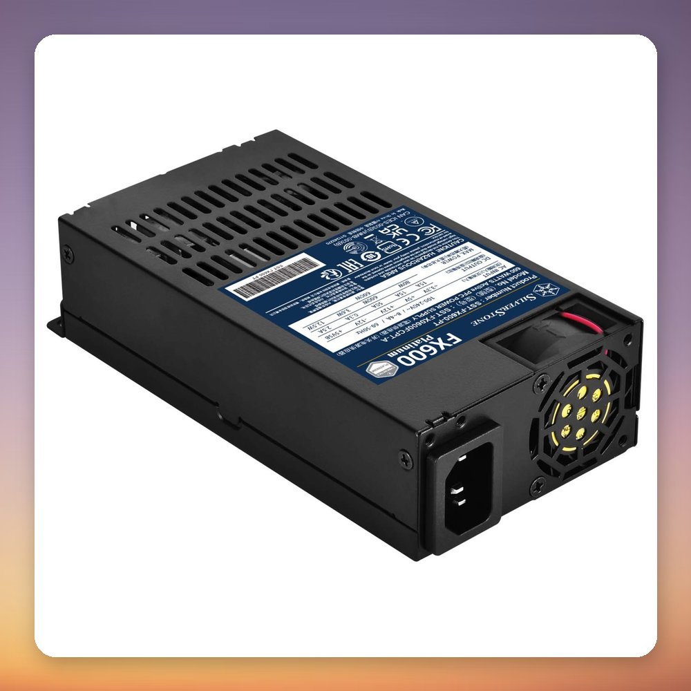 SilverStone FX600 Platinum 600W Cybenetics Platinum Flex ATX PSU – image 2