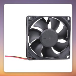 Alphacool ES 80mm 800-6000rpm PWM Fan, Black, 80x80x25 mm, Two Ball Bearing