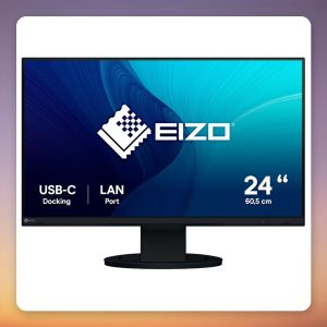 Eizo FlexScan EV2490 24-Inch Full HD IPS USB-C Docking Monitor with 70W PD