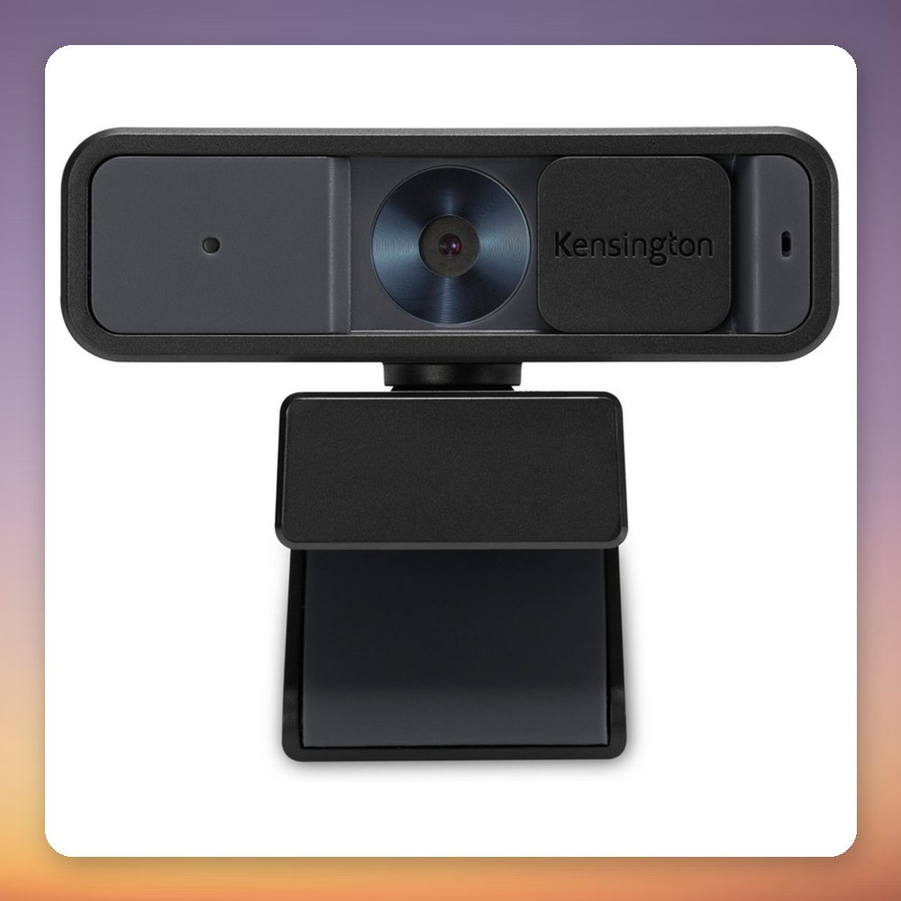 Kensington W2000 1080p Auto Focus Webcam, Black, USB, Built-in Microphone – image 2
