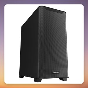 Sharkoon M30 Black ATX Midi-Tower Case, Mesh Front, 3x PWM Fan Support