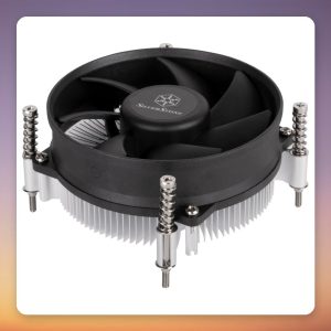 SilverStone NT09-1700 95 mm Low-Profile CPU Cooler for LGA 1700, 45 mm Height