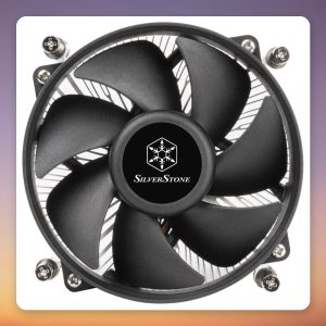 SilverStone NT09-1700 95 mm Low-Profile CPU Cooler for LGA 1700, 45 mm Height