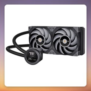 Thermaltake TOUGHLIQUID Ultra 240 240 mm AIO Liquid Cooler with LCD Display, RGB