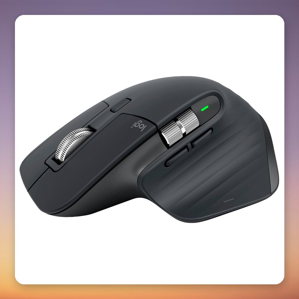 Logitech MX Master 3S Wireless Mouse 8000 DPI Logi Bolt Bluetooth Graphite